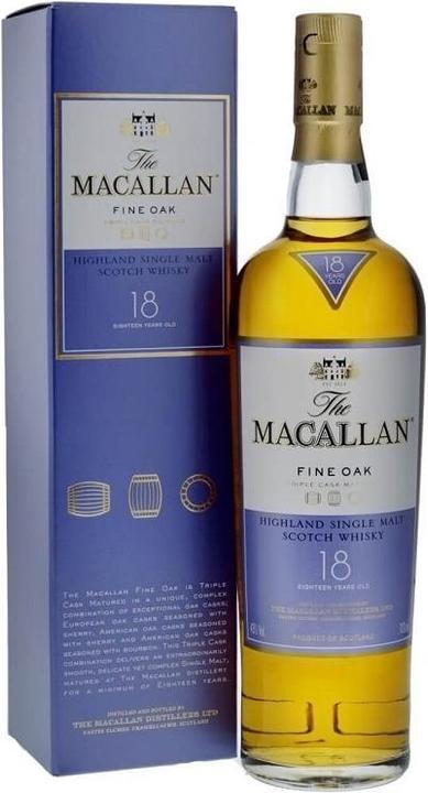 Produktbild Macallan 18 Years Fine Oak (Single Malt, Scotch Whisky, 1 x 70 cl)