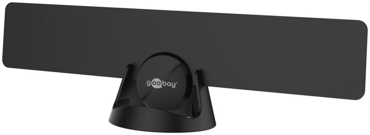 Produktbild Goobay Ultraflache Full HD DVB-T Zimmerantenne, inkl. LTE/4G Filter, Schwarz (Flachantenne, 16 dB, DVB-T / -T2)