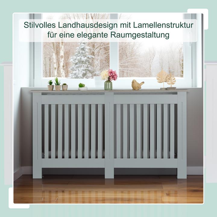 Actual product image Relaxdays HeizkÃ¶rperverkleidung mit Lamellen