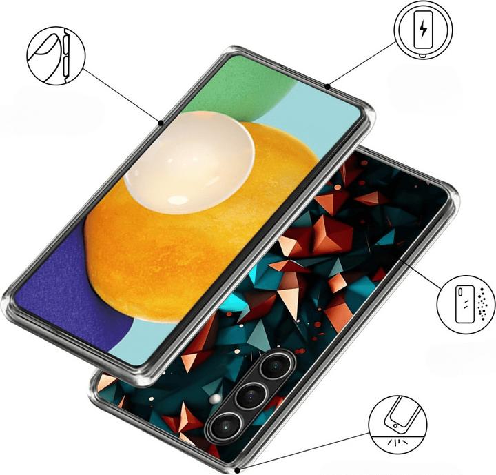 Produktbild Cover-Discount Galaxy S24 FE - Cover Handyhülle mit stilvollem Motiv (Samsung Galaxy S24 FE)