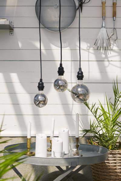 Produktbild Star Trading LED-Kerze Pillar Flamme 7.5 cm x 18 cm, Weiss (1 x)