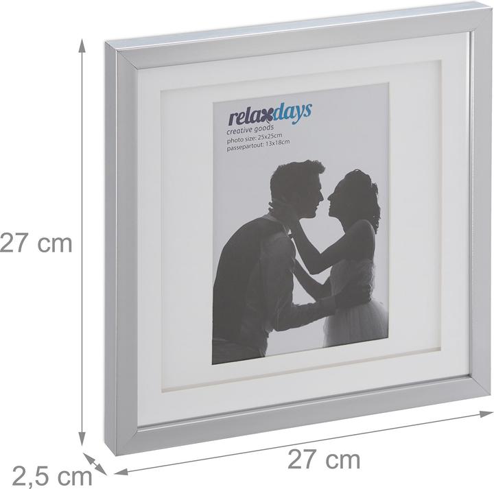 Actual product image Relaxdays 2x picture frame (25 x 25 cm)