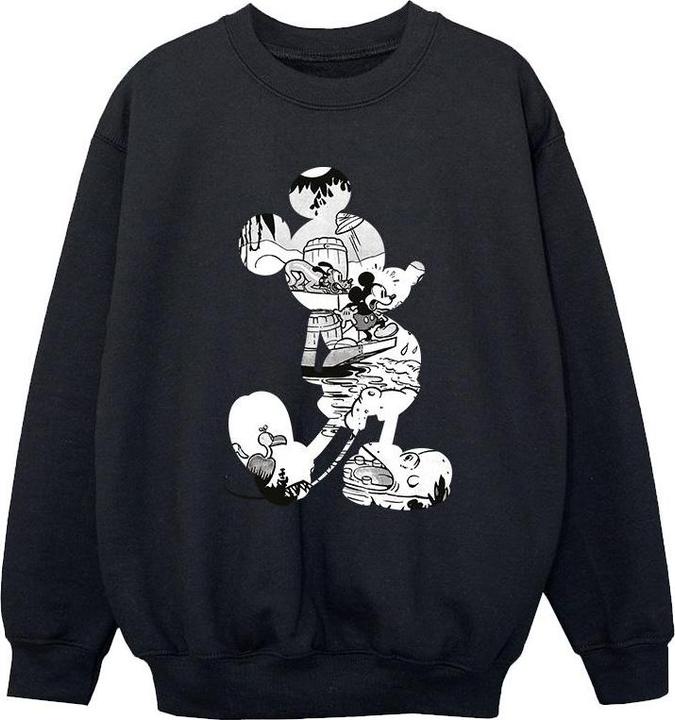 Disney Mickey Mouse Scene Silhouette Sweatshirt Mädchen