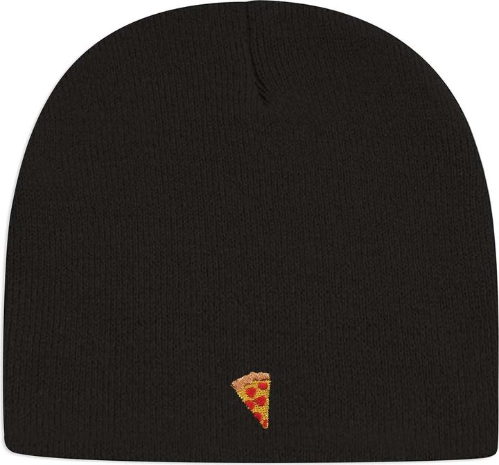 Actual product image Pizza Emoji Skull Beanie