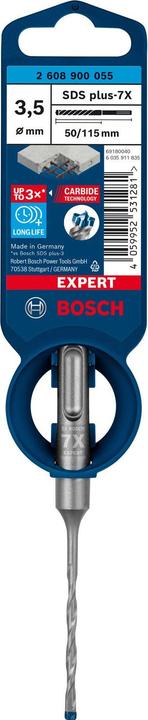 Actual product image Bosch Professional Zubehör EXPERT SDS plus-7X hammer drill, 3.5 x 50 x 115 mm (3.5 millimetres)