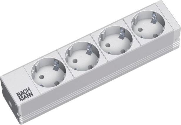 Immagine prodotto Bachmann 25.40cm (10") ciabatta 4gang (19.07.1194) (4 x, CEE 7/7, 2 m)
