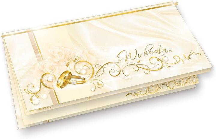 Produktbild Tatmotive Einladungskarten-Set Hochzeit (40 Stück) inkl. Umschläge (40 Stk.)