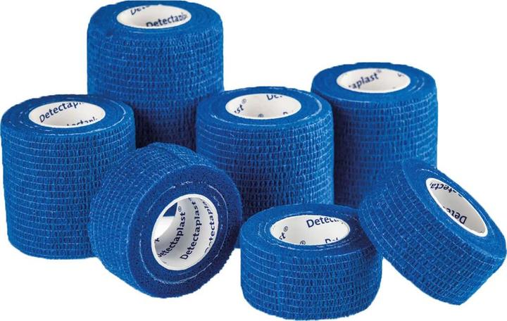 Detectaplast Kohesiver Verband blau 5x4,5m