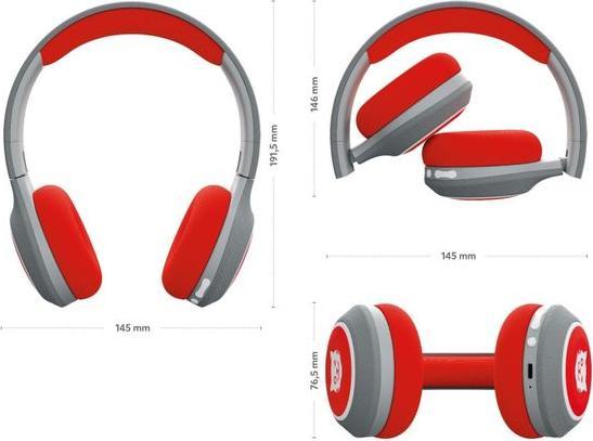 Image du produit Tigermedia tigerbuddies Casque pour enfants - Happy Red Swiss-Edition (Allemand, Français, Italien, Anglais)