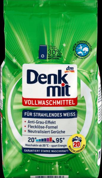Produktbild dm Denkmit Vollwaschmittel Pulver (20 Waschgänge, Waschpulver)