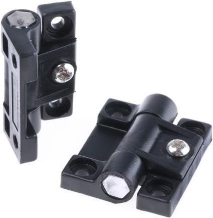 Productafbeelding Rs Pro Zwart adj frictiescharnier, 43x36,5x6mm