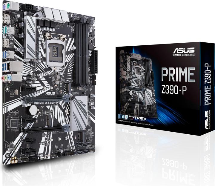 Actual product image ASUS Prime Z390-P (LGA 1151, Intel Z390, ATX)