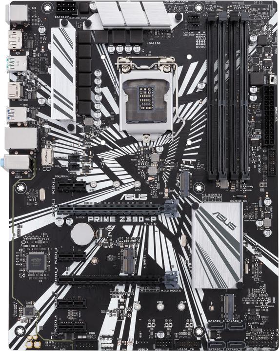 Actual product image ASUS Prime Z390-P (LGA 1151, Intel Z390, ATX)