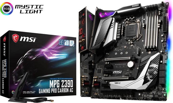 Produktbild MSI MPG Z390 Gaming Pro Carbon AC (LGA 1151, Intel Z390, ATX)