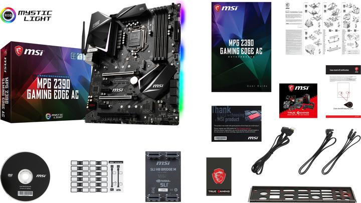 Actual product image MSI MPG Z390 Gaming Edge AC (LGA 1151, Intel Z390, ATX)