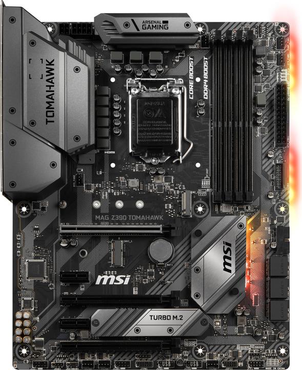 Produktbild MSI MAG Z390 Tomahawk (LGA 1151, Intel Z390, ATX)
