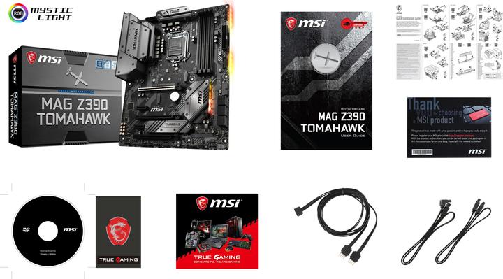 Produktbild MSI MAG Z390 Tomahawk (LGA 1151, Intel Z390, ATX)