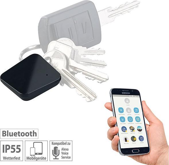 Produktbild Callstel 6in1-Schlüsselfinder, Bluetooth 5.0, App, kompatibel mit Amazon Alexa (Android, iOS)