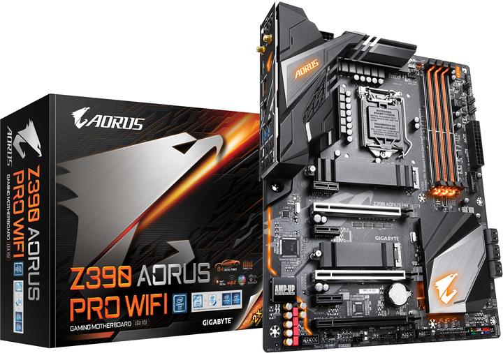 Actual product image Gigabyte Z390 Aorus Pro WiFi (LGA 1151, Intel Z390, ATX)