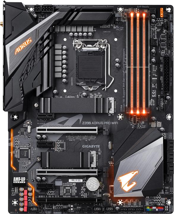Actual product image Gigabyte Z390 Aorus Pro WiFi (LGA 1151, Intel Z390, ATX)