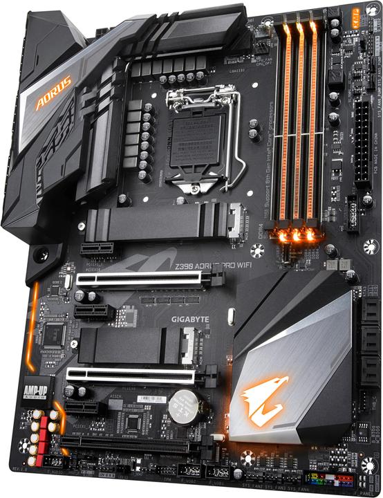 Actual product image Gigabyte Z390 Aorus Pro WiFi (LGA 1151, Intel Z390, ATX)