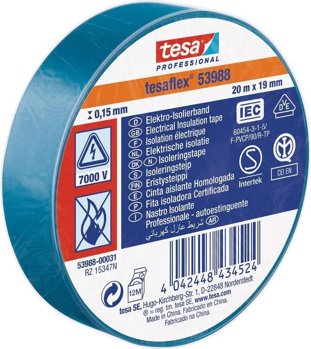 Image du produit tesa Ruban isolant (19 mm)