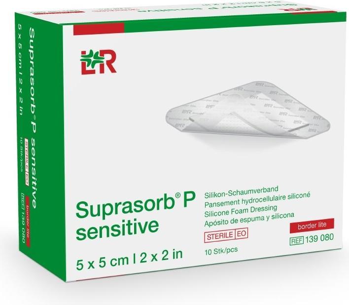 Produktbild Suprasorb P sensitive border lite 5x5cm (10 x)