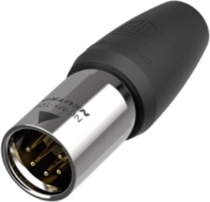 Neutrik NC5MX1-TOP XLR plug connector Plug, straight Number of poles: 5 Black 1 pc.