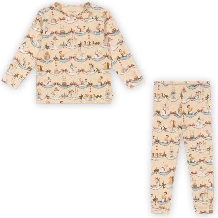 Actual product image Konges Slojd Basic pyjamas GOTS Sugar Pie (104)