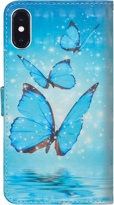 Image du produit Cover-Discount Housse de téléphone portable en cuir à effet scintillant (Apple iPhone XS Max)
