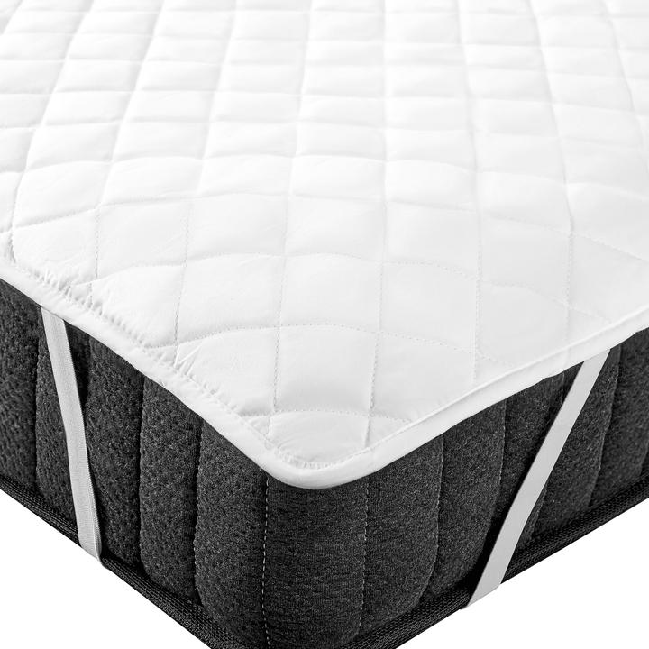 Actual product image Beliani Cotton mattress protector 90 x 200 cm MANASLU (90 x 200 cm)