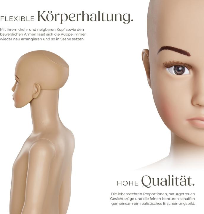 Image du produit tectake Mannequin de vitrine (110 x 30 x 50 cm)
