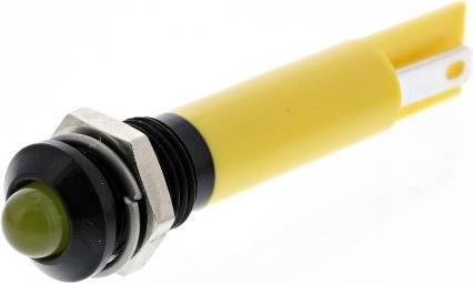 Produktbild Rs Pro LED erhaben 8mm schwarz 24Vdc gelb