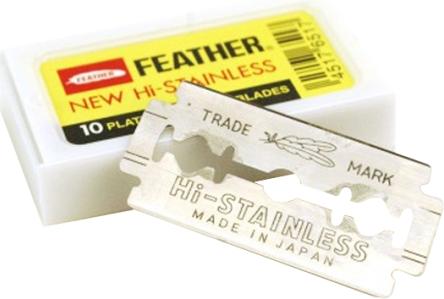 Actual product image Feather Razor blades (10 pieces), double edge (10 x)