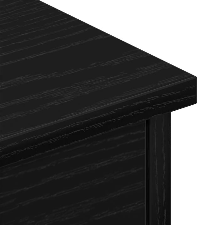 Produktbild VidaXL Wandmontiertes Schubladenregal Schwarz Eiche 60x26x18,5cm Holzwerkstoff (60 x 26 x 18.5 cm)
