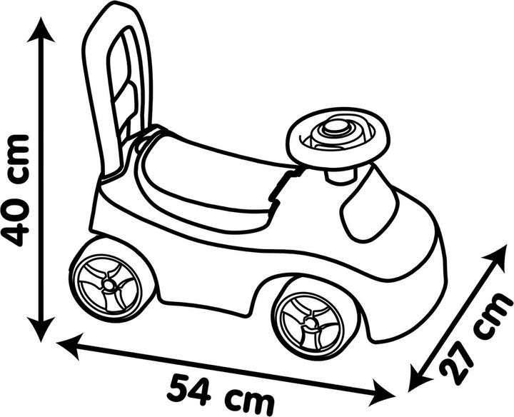 Produktbild Smoby Auto Ride-On Pink