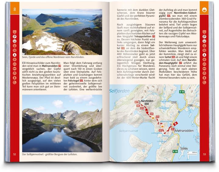 Actual product image Wanderführer 5982 Lofoten, Vesterålen und Senja, 70 Touren (German, Thomas Diehl, 2022)