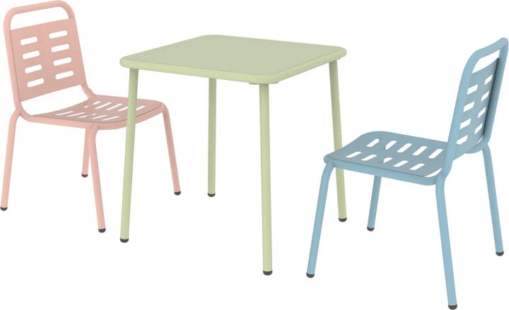 Image du produit Casa.Pro Kindersitzgruppe Etroubles 3-tlg. Stahl Mehrfarbig