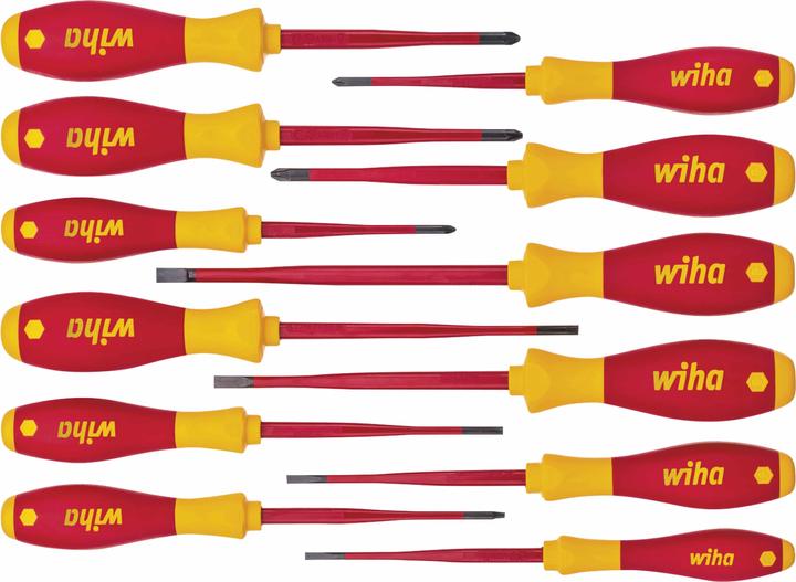 Wiha SoftFinish electric slimFix (Schlitzschrauben, Torx (TX), Pozidriv-Kreuzschlitz (PZ), Phillipps-Kreuzschlitz (PH))