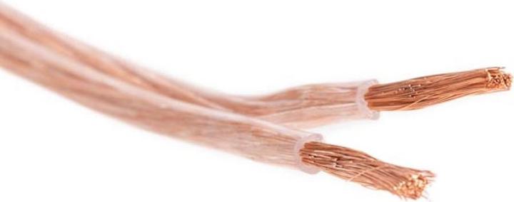 Actual product image Cables SPEAKER WIRE - TRANSPARENT - 2 x 1.50 mm² - 100 m (100 m, 1.50 mm²)