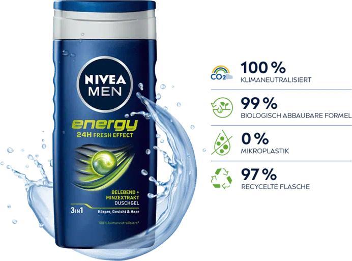 Produktbild NIVEA MEN Men Pflegedusche Energy (50 ml)