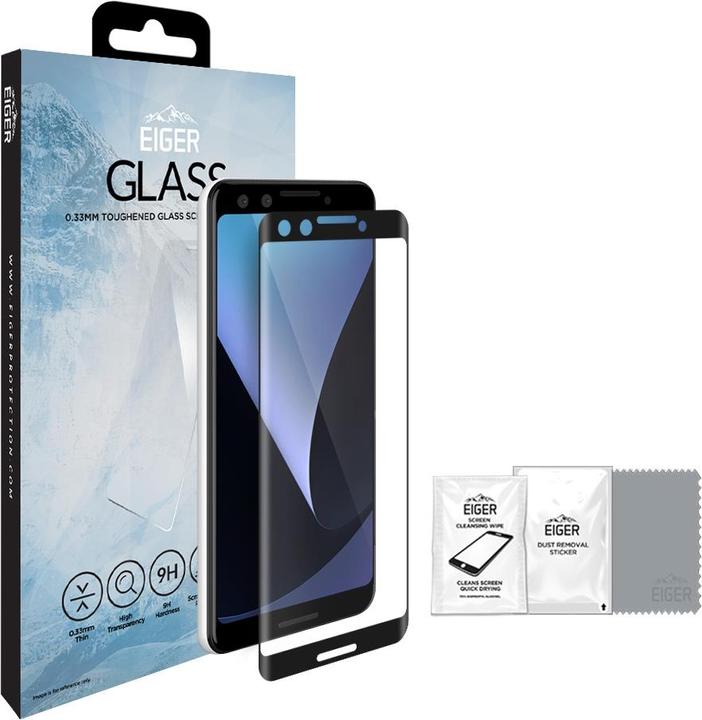 Actual product image Eiger Mountain Glass Clear Edge (1 Piece, Google Pixel 3)