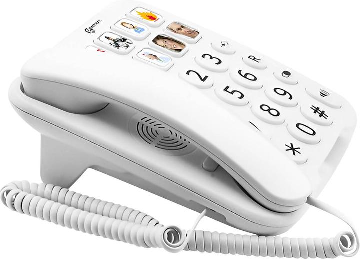 Actual product image Geemarc PhotoPHONE 110 - Amplified phone with photo buttons - white
