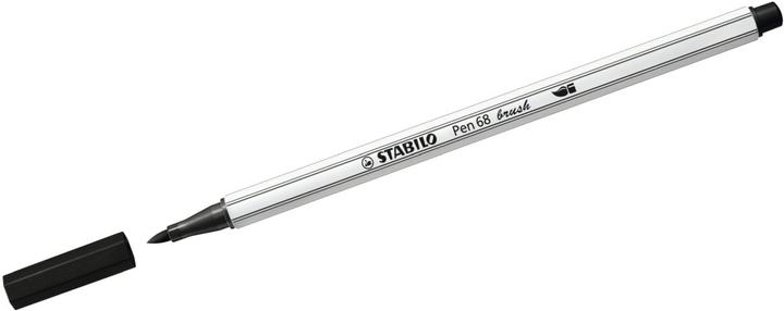 Produktbild STABILO Pen 68 brush Premium-Filzstift (Schwarz, 1 x)