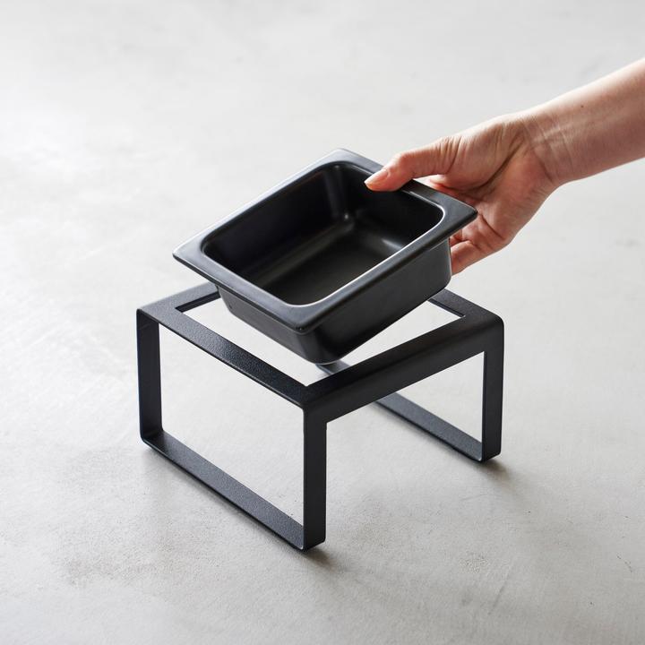 Actual product image Yamazaki Feeding bowl with stand TOWER (0.30 l)