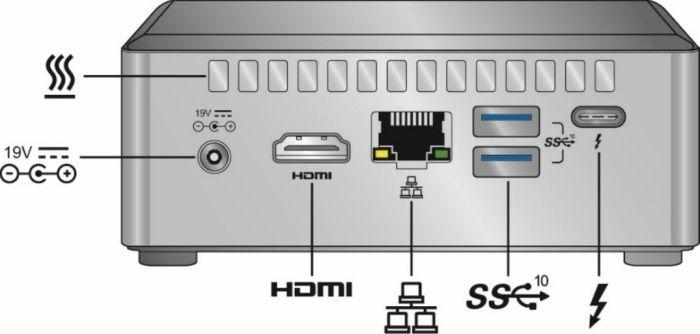 Produktbild Intel NUC NUC8i7BEH2 - Bean Canyon (Intel Core i7-8559U)