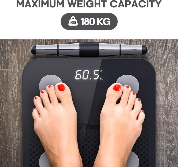 Image du produit OYeet O'Yeet BS-OY03 Balance d'analyse corporelle intelligente (180 kg)