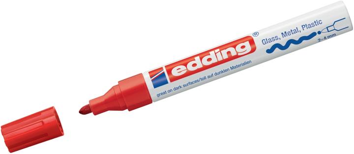Immagine prodotto Edding 750 Marcatori a vernice lucida (Rosso, 2 mm, 1 x)