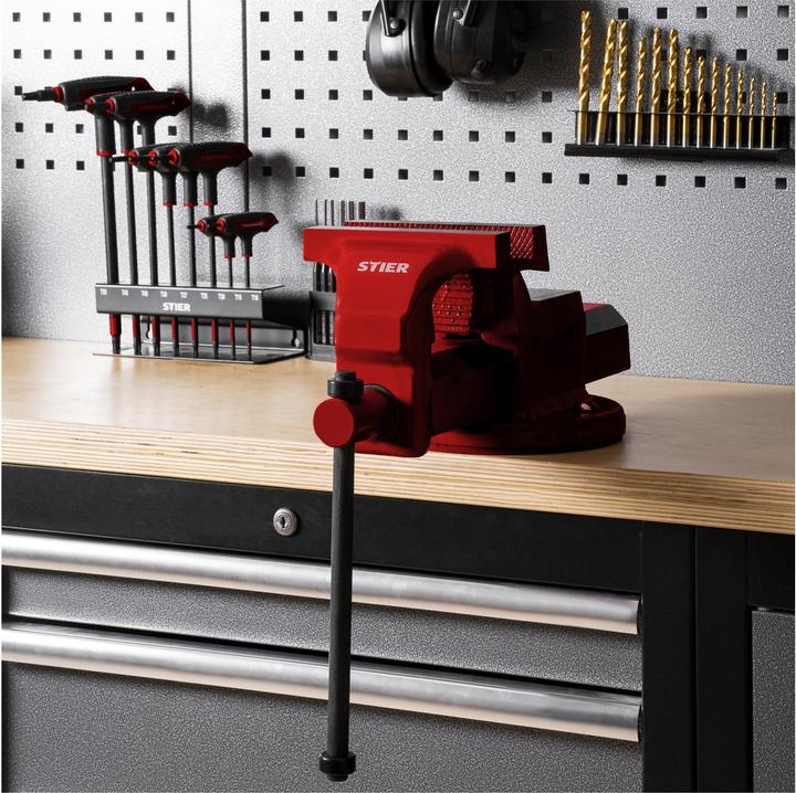 Produktbild Stier Parallelschraubstock Grösse 125, Normalausführung (150 mm)