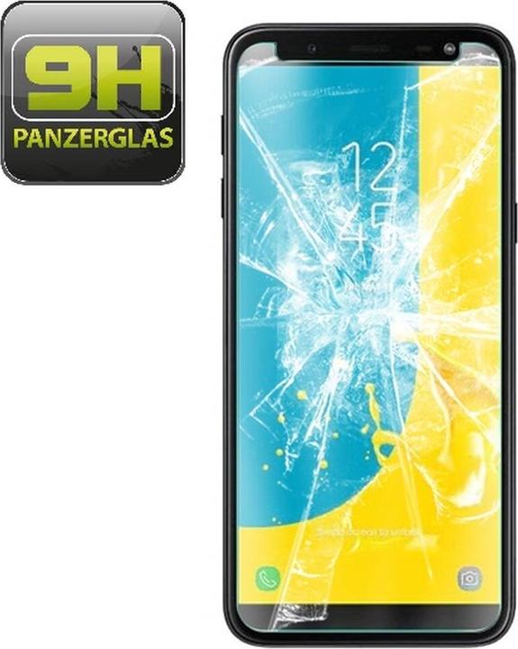 Actual product image Protectorking 1x real tempered 9H armoured glass 3D CLEAR (1 Piece, Samsung Galaxy J6)